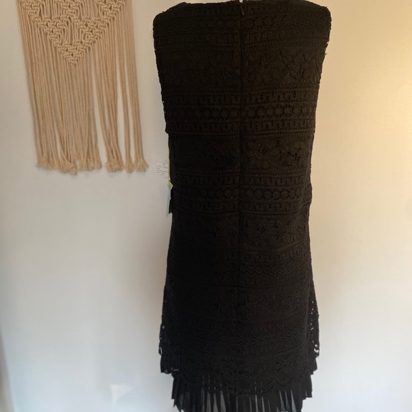 NWT CECE Black Lace Sleeveless Dress size 8P - Picture 11 of 15